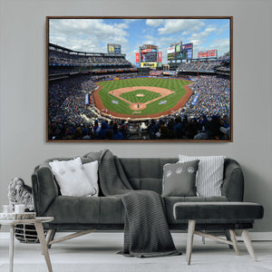 New York Mets Baseball Team Print - Citi Field Stadium Wall