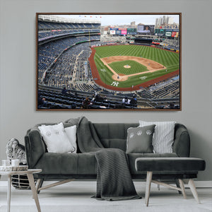 New York Yankees Baseball Team Print - Yankee Stadium Wall