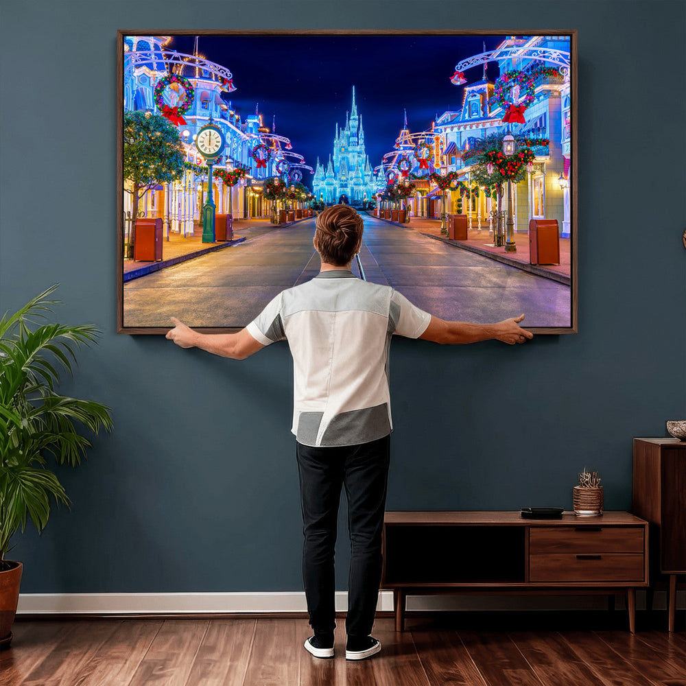 Disney Wall Art | Castle Large Wall Art Disney Magic Kingdom
