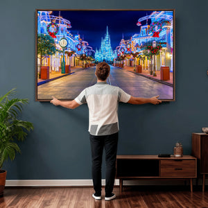 Disney Wall Art | Castle Large Wall Art Disney Magic Kingdom