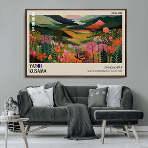 Yayoi Kusama Japan 1986 Wall Art Canvas Print – Vibrant