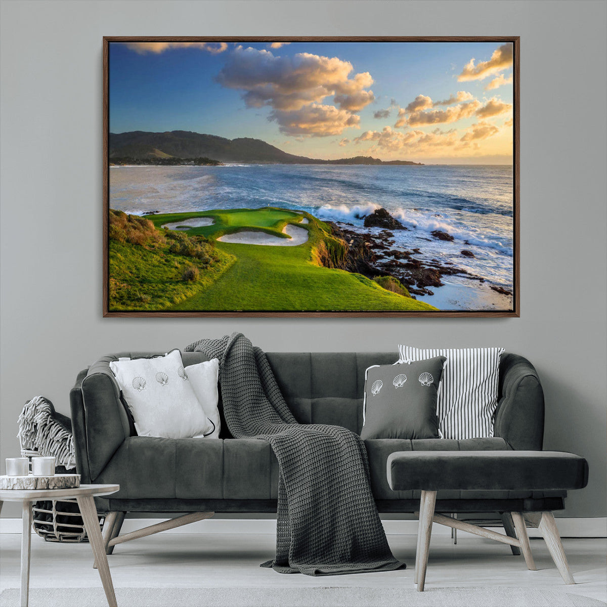 Pebble Beach Golf Links Wall Art Canvas Print – Iconic
