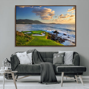 Pebble Beach Golf Links Wall Art Canvas Print – Iconic