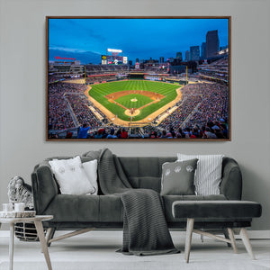Target Field Stadium Wall Art Canvas Print – Minnesota Twins