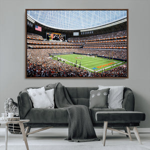 Chicago Bears Soldiers Field Wall Art Canvas Print – Framed