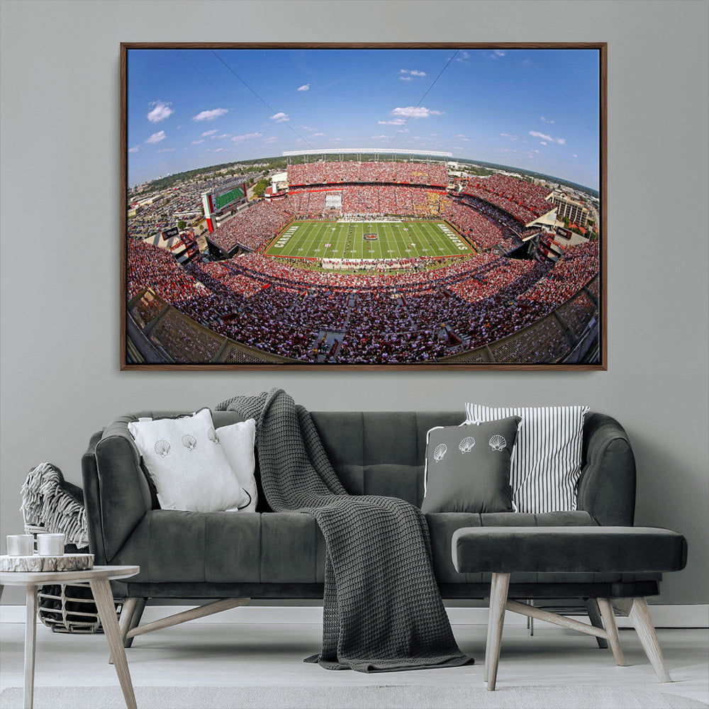 William Brice Stadium Wall Art Canvas Print – Stadium Crowd