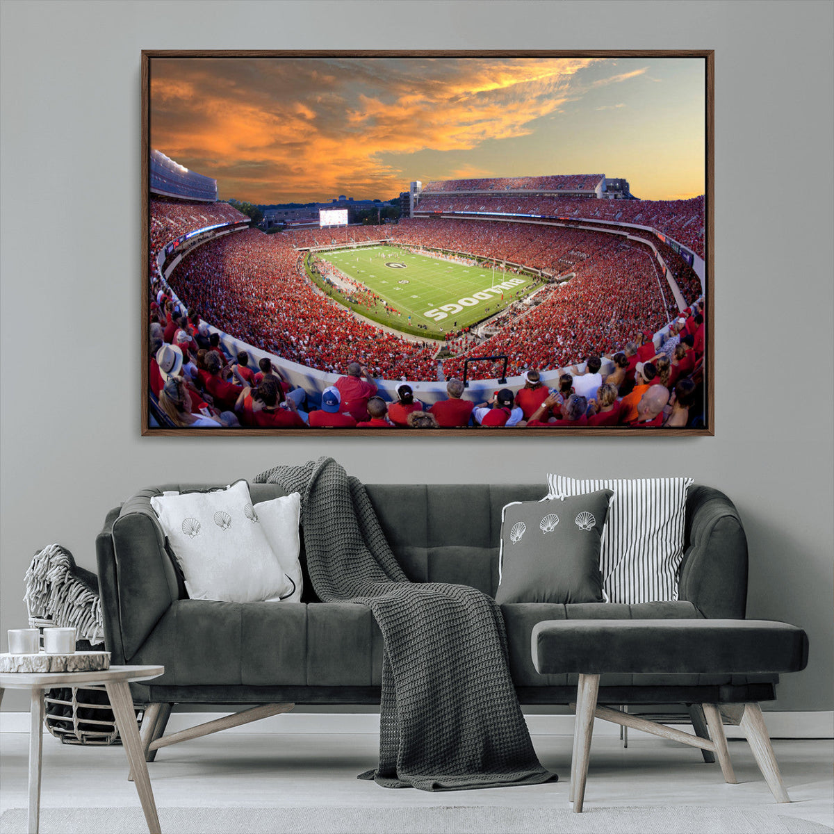 Dooley Stadium Wall Art, Sports Arena Canvas Print, Dooley
