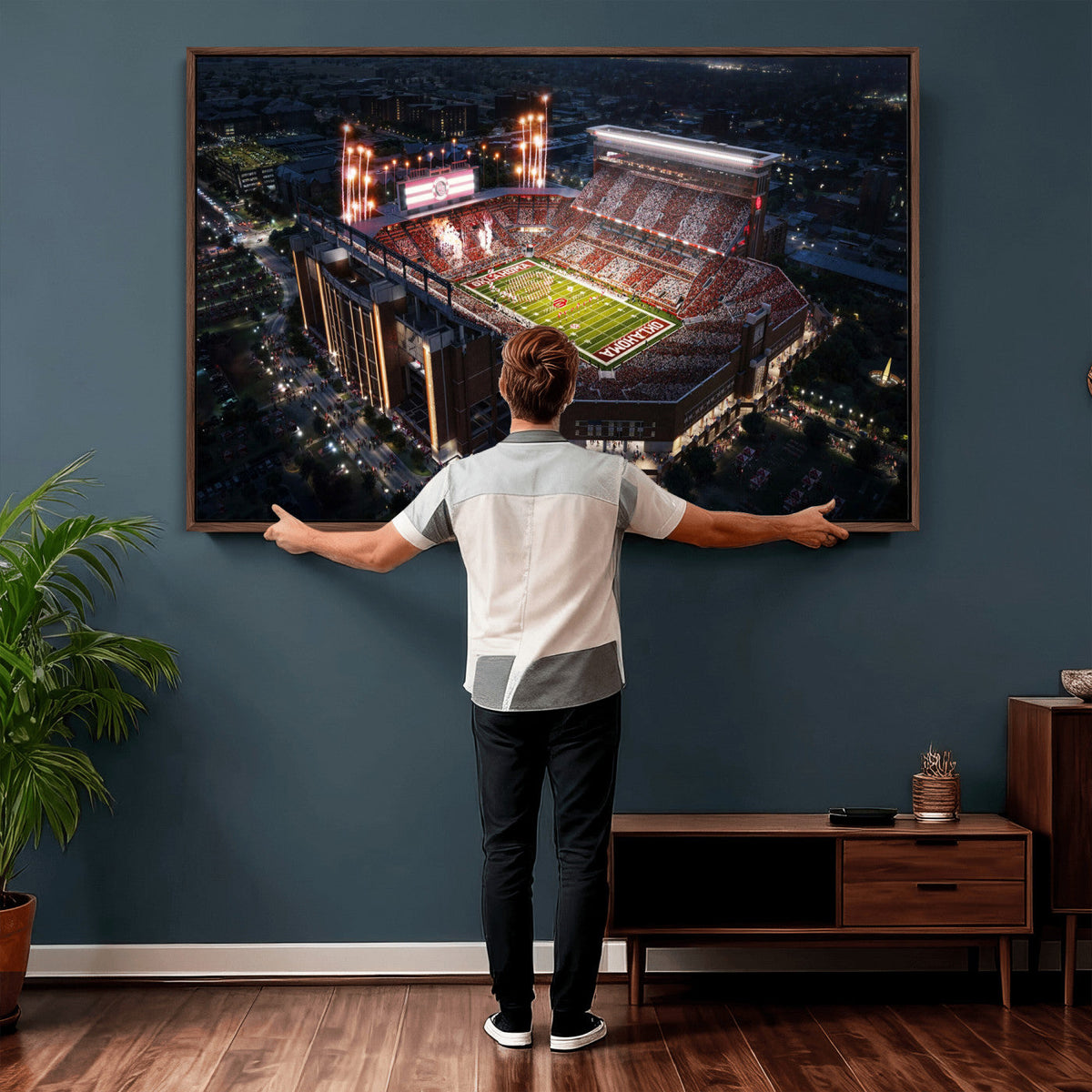 Oklahoma Memorial Stadium - Gaylord Memorial Stadium Wall