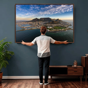 Cape Town Wall Art Canvas Print – Table Mountain Coastal