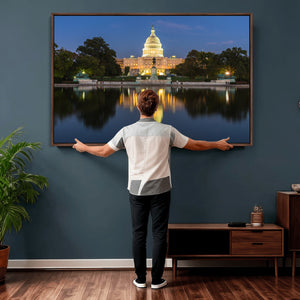 US Capitol Building Wall Art Canvas Print – Washington DC