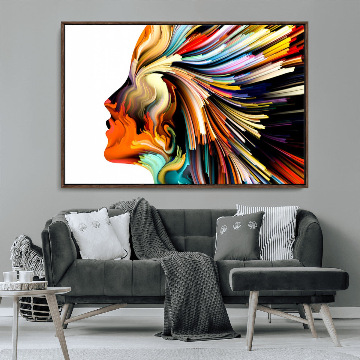 Profile Colors Canvas Print