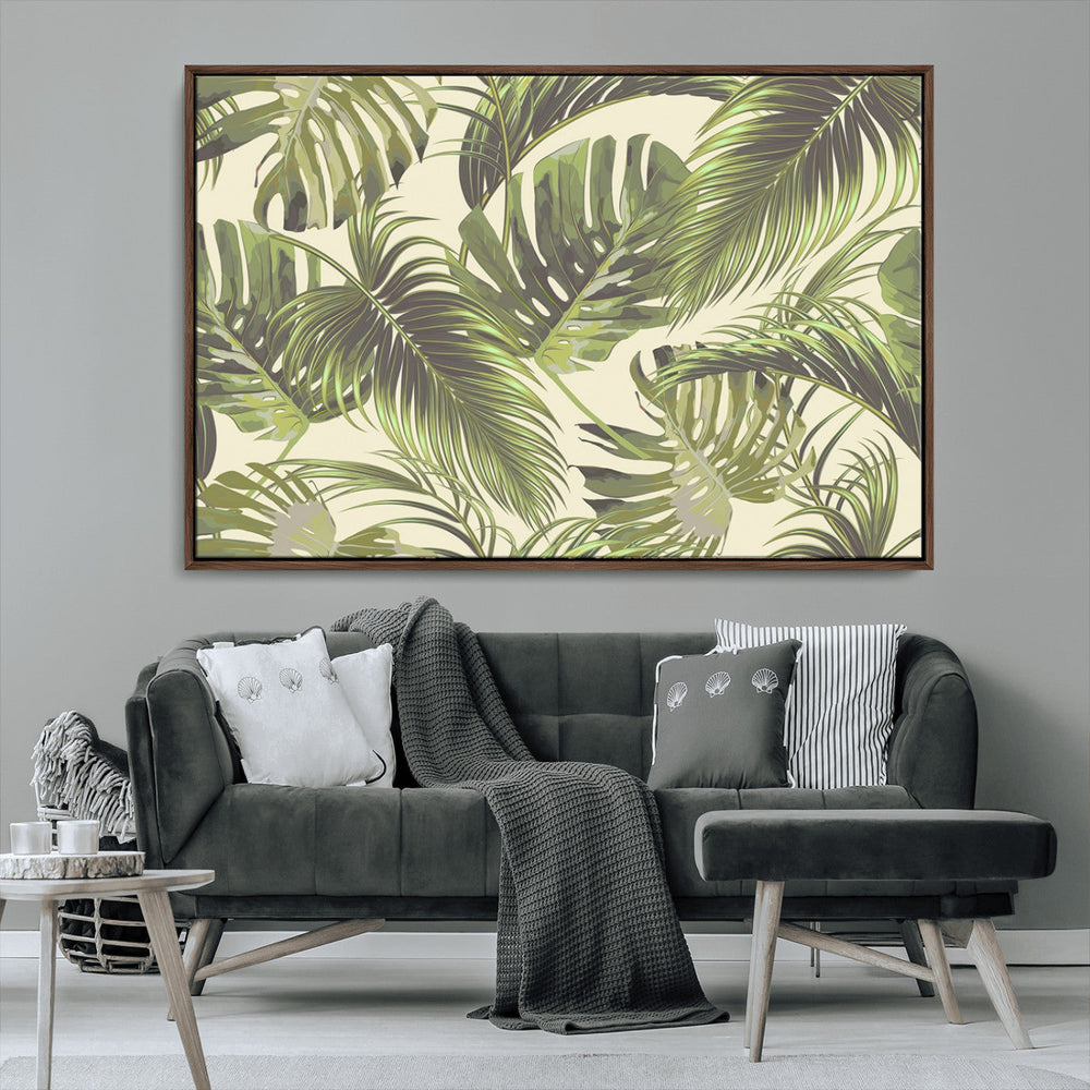 Palm Leaves Canvas Print