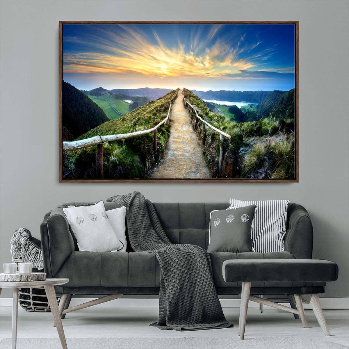Mountain Landscape Wall Art Canvas Print
