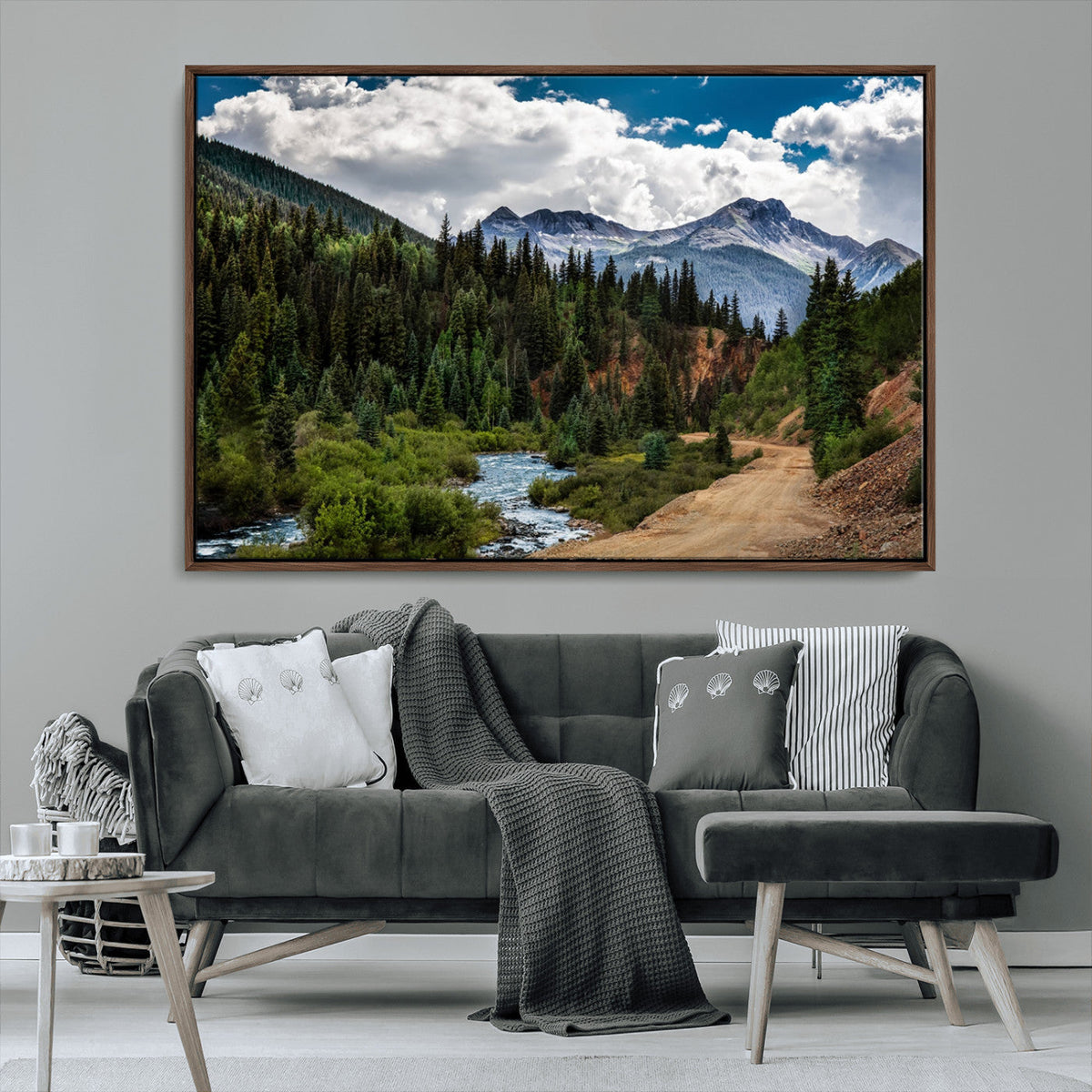 San Juan Nal Forest Wall Art Landscape Canvas Print