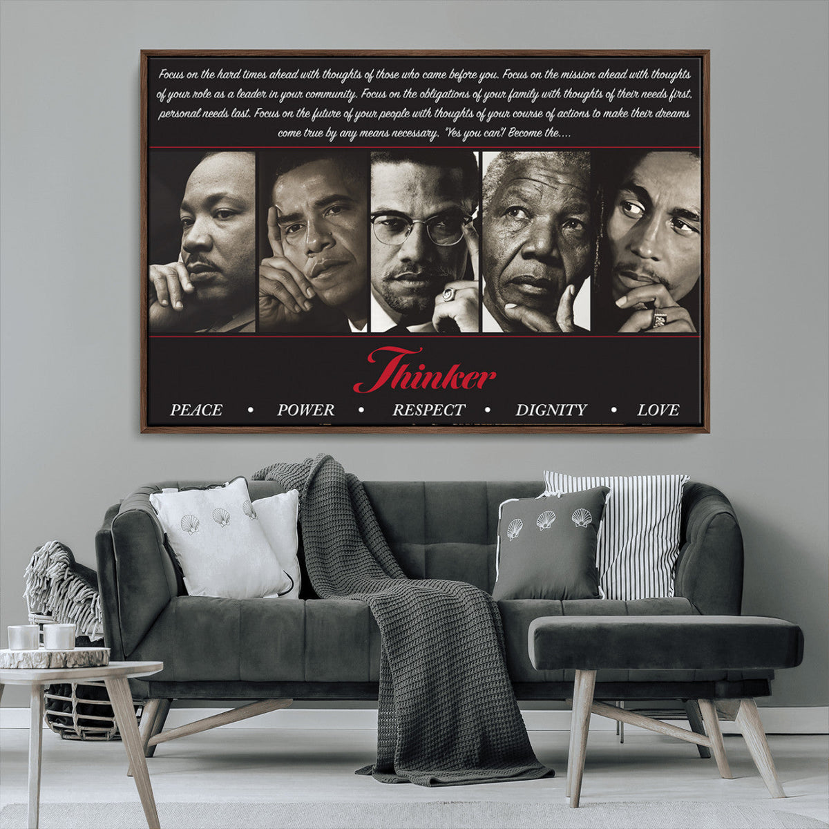 Thinkers of Wall Art Canvas Print - Inspirational Wall Art