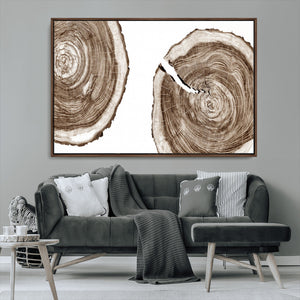 Wood Tree Ring Wall Art Canvas Prints, Tree Rings –