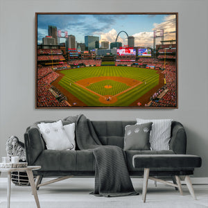 St. Louis Cardinals Baseball Team Print - Busch Stadium Wall