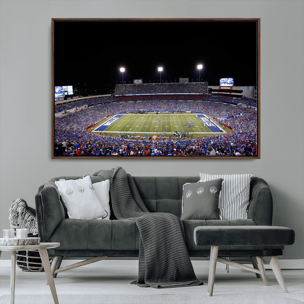 Buffalo Bills Wall Art - Buffalo Bills Stadium Canvas Print,