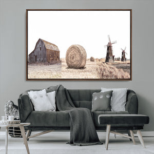 Farm Prints Set, Set of 3 Farmhouse Wall Art, Country House
