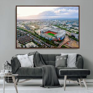Old Trafford Manchester United Stadium Wall Art Canvas Print