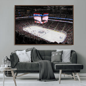 Rogers Place Edmonton Oilers Ice Hockey Stadium Wall Art,