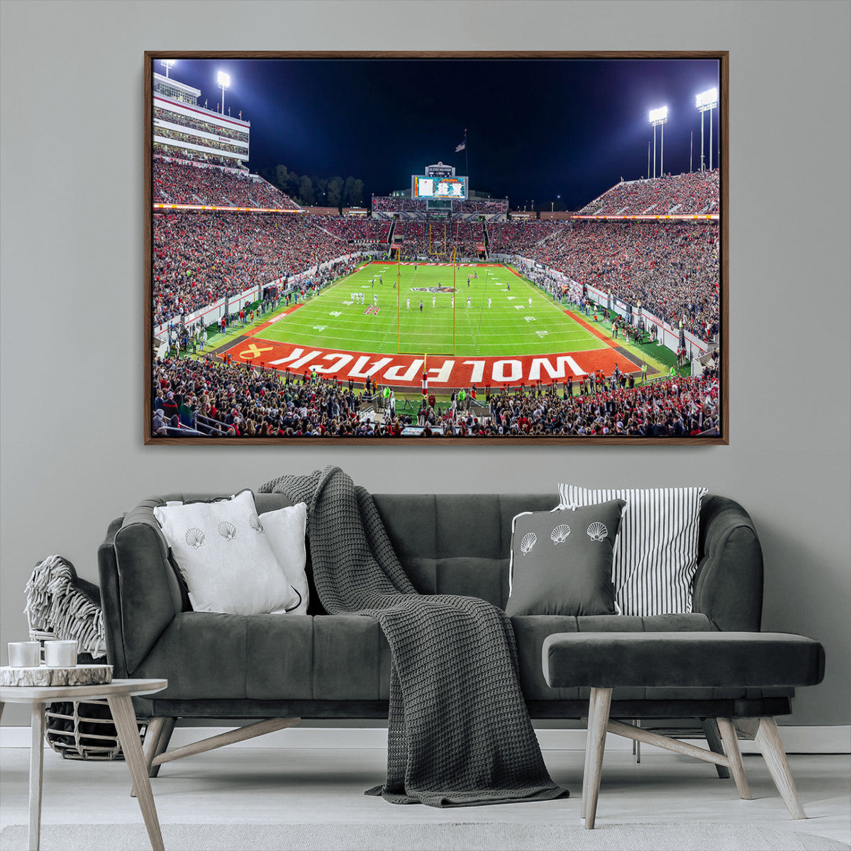 NC State Wolfpack Canvas Print - Raleigh Carter-Finley