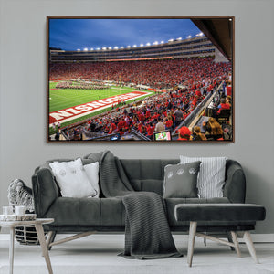 Wisconsin Badgers Football Team Print - Madison Camp Randall