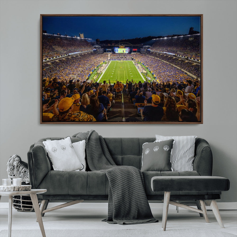 Pittsburgh Panthers Football Team Print - Pittsburgh