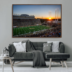 Demon Deacons Football Team Print Canvas- Winston-Salem