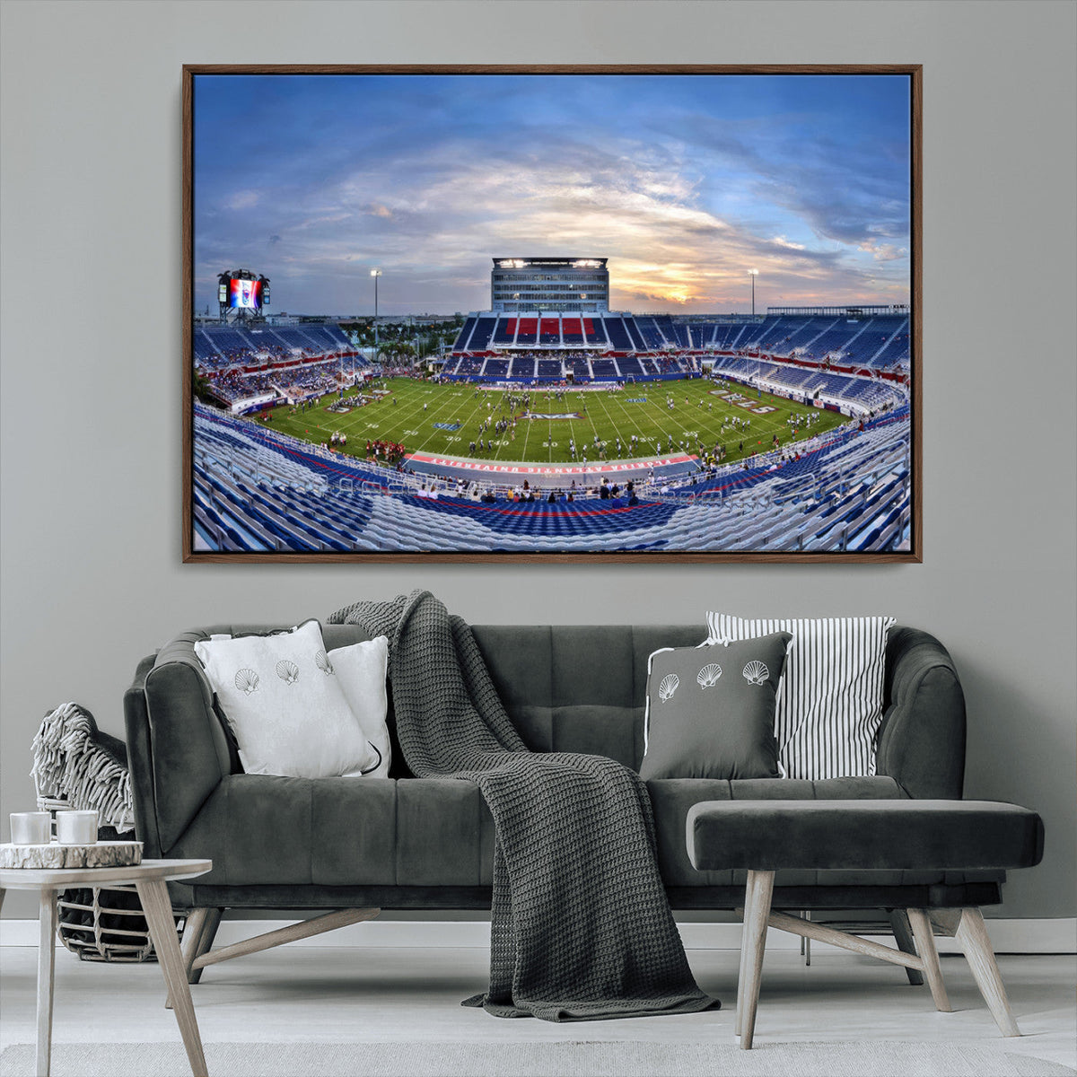 Florida Atlantic University Owls Football Team Print - Boca