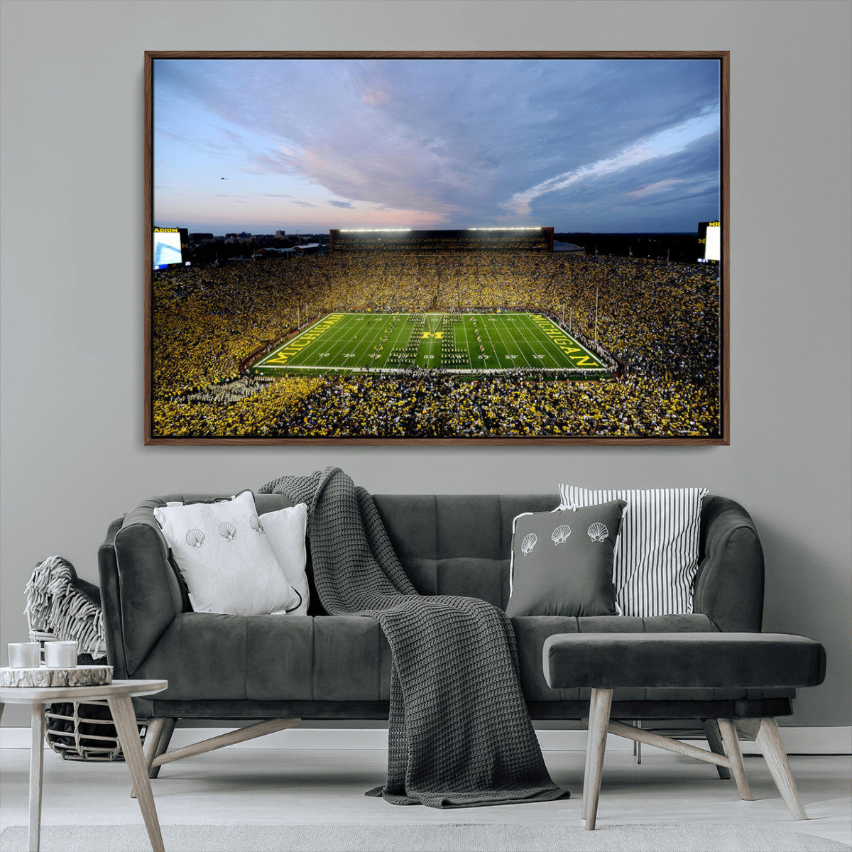 University of Michigan Wolverines Football Team Print - Ann