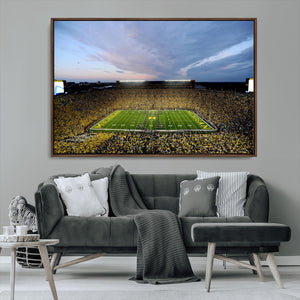 University of Michigan Wolverines Football Team Print - Ann