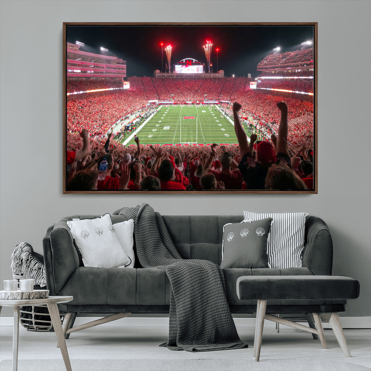 University of Nebraska Cornhuskers Football Team Print -