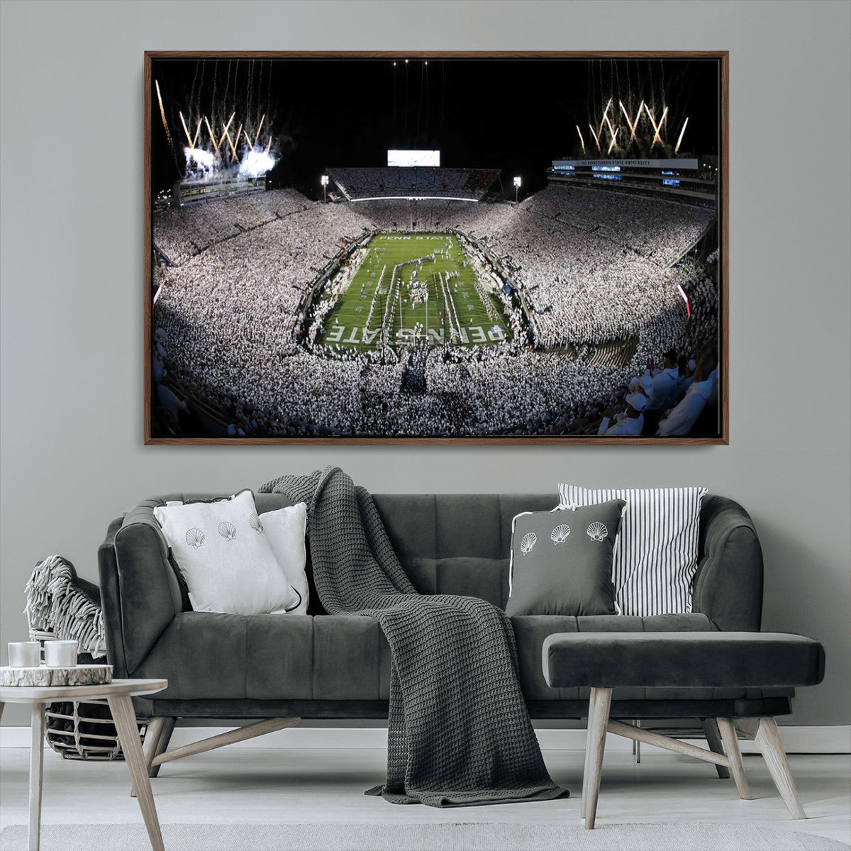 Penn State Beaver Stadium Canvas Wall Art - Nittany Lions