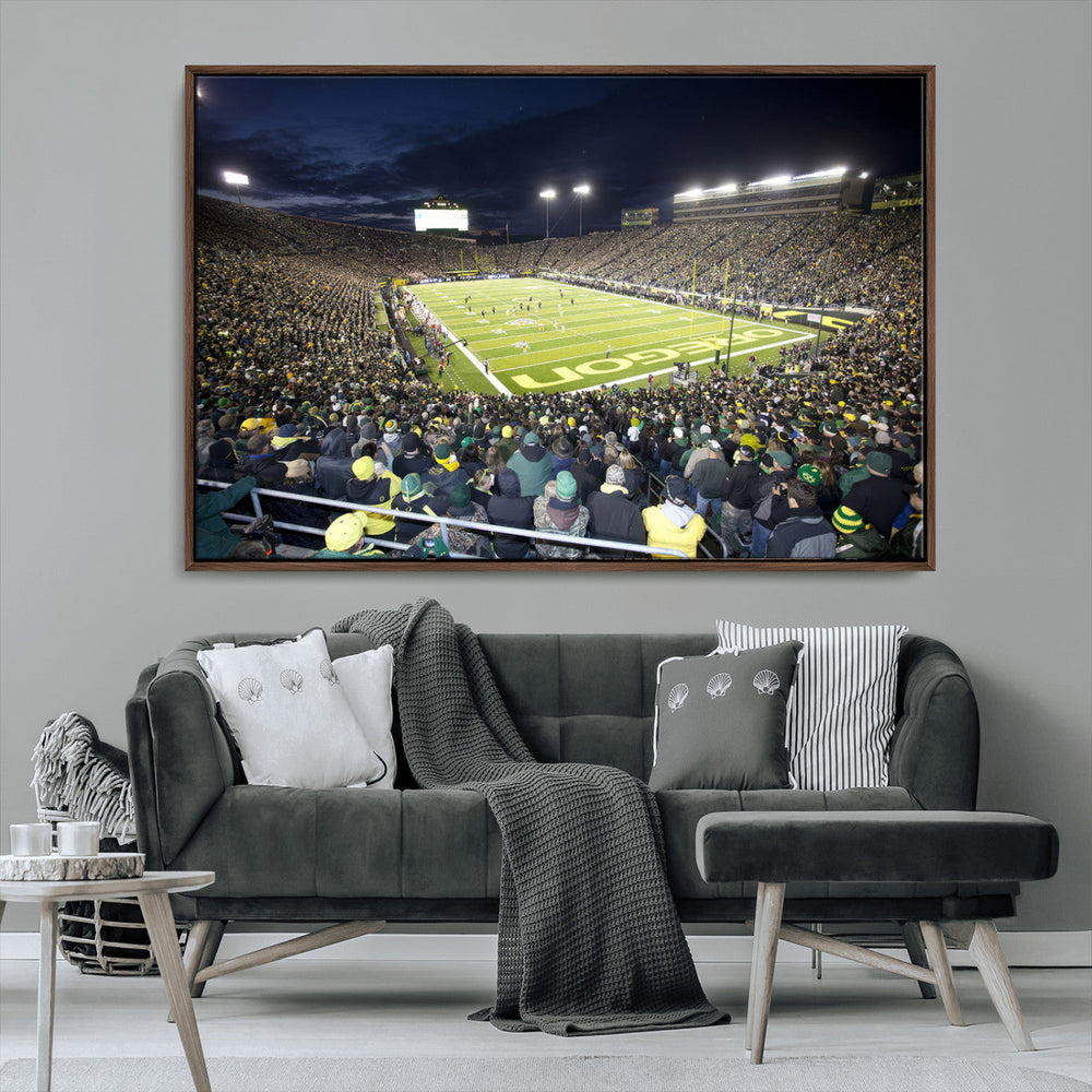 University of Oregon Ducks Football Team Print - Eugene