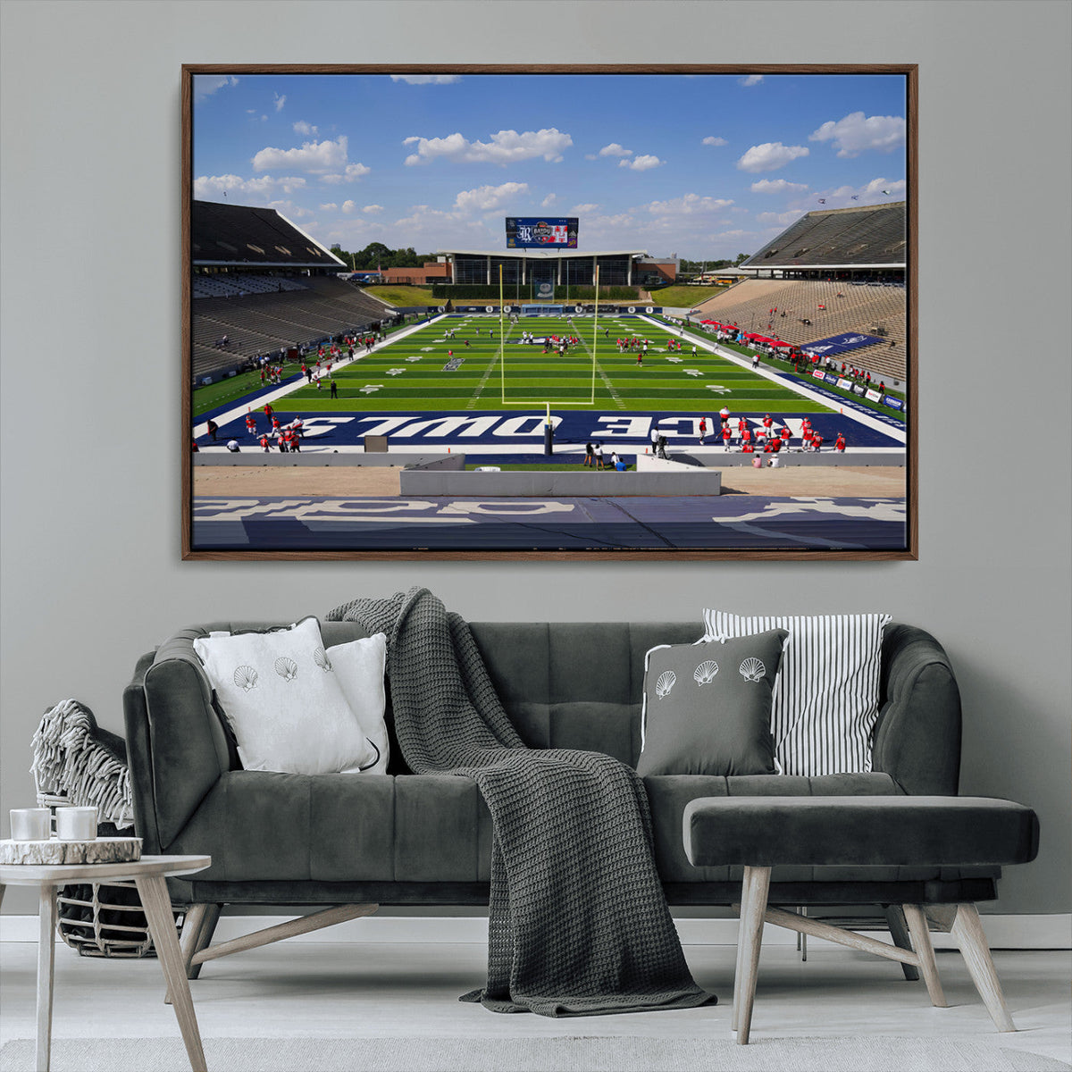 Rice University Owls Football Team Print - Houston Rice
