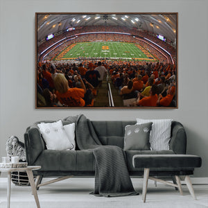 Syracuse University Orange Football Canvas Print, Football