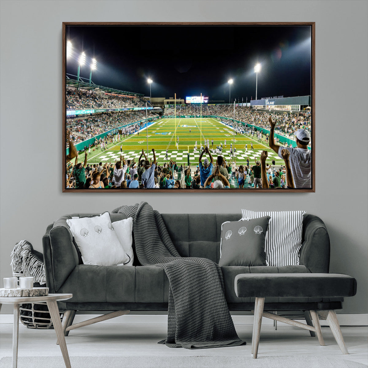 The Tulane University Green Wave Football Team Print - New