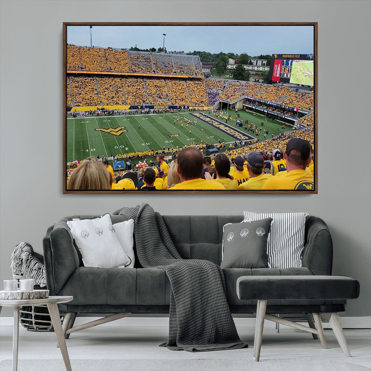 Puskar Stadium Canvas Print Wall Art - Morgantown Print -
