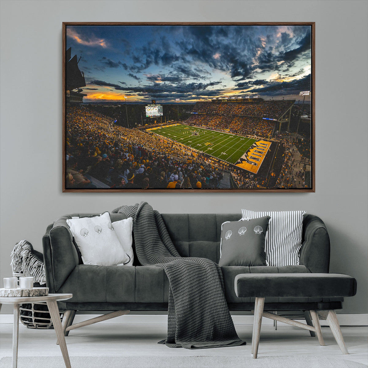 University of Wyoming Cowboys Football Team Print - Laramie