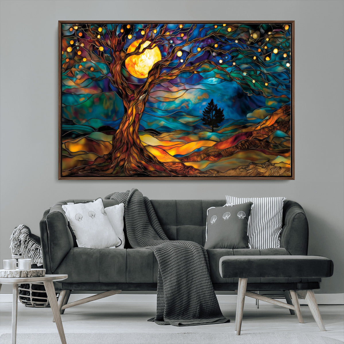 Tree of Life Wall Art - Yggdrasil Tree of Life Canvas Print