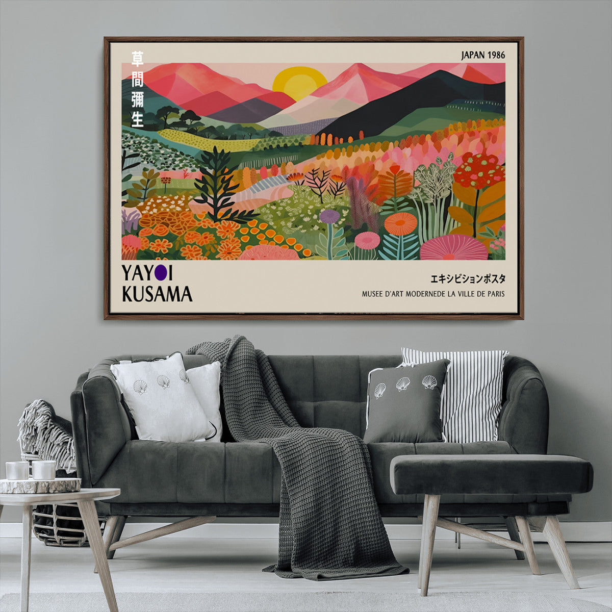 Old Barn Wall Art Canvas Print – Framed Rustic Moody Farm