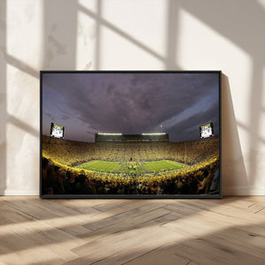 Michigan Wolverines Print - Michigan Stadium Wall Art Canvas