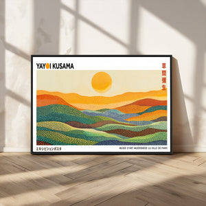 Framed Yayoi Kusama 1986 Wall Art Print – Japanese Wall Art