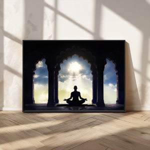 Women and Yoga Wall Art Canvas Print
