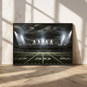 American Football Stadium Wall Art Canvas Print, Stadium