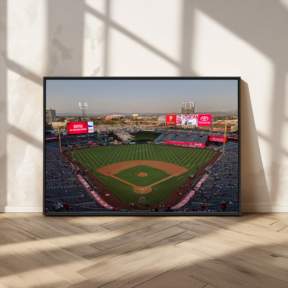 Los Angeles Angels Baseball Canvas Print - Anaheim Angel
