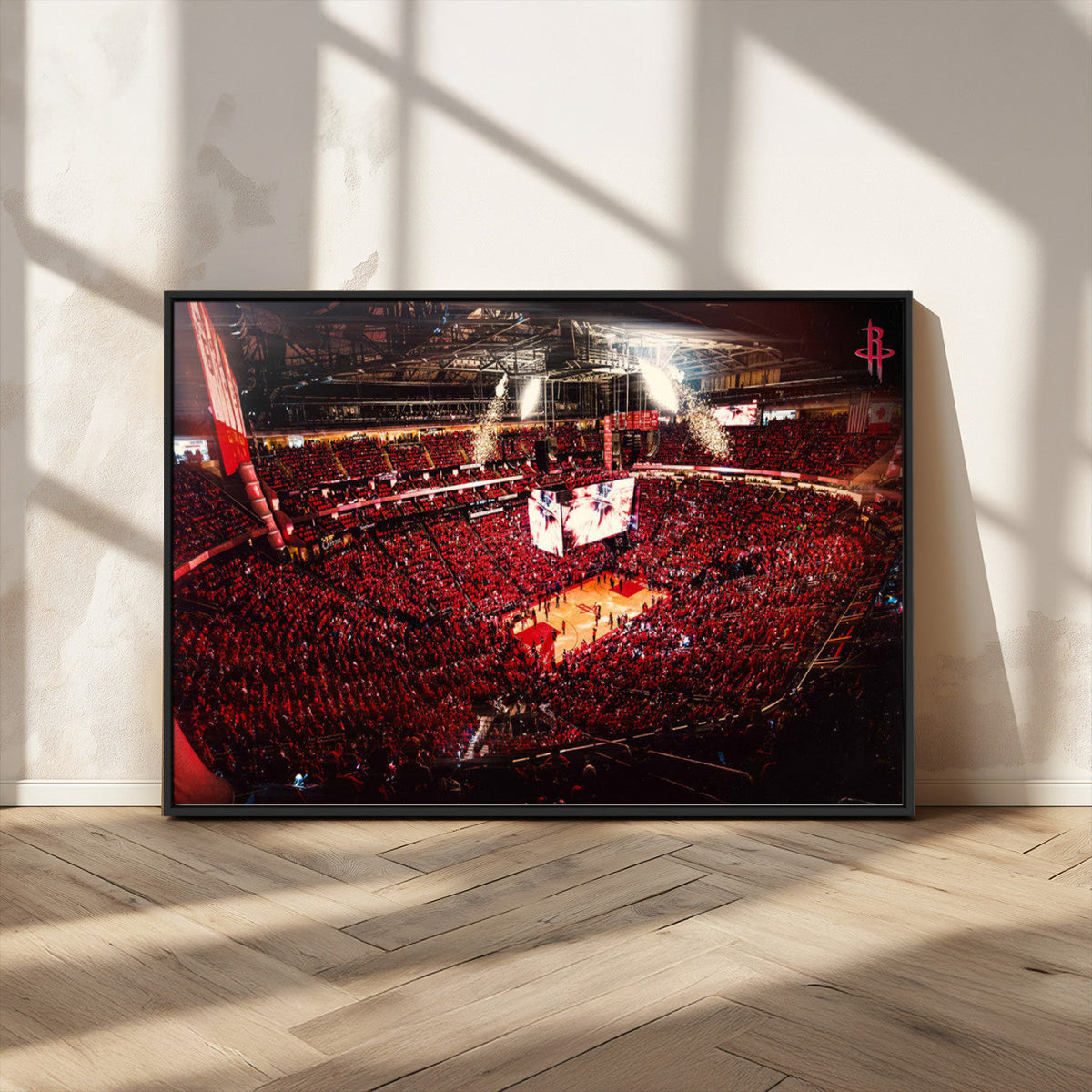 Houston Rockets Basketball Team Print Canvas- Houston Toyota