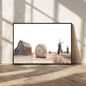 Farm Prints Set, Set of 3 Farmhouse Wall Art, Country House