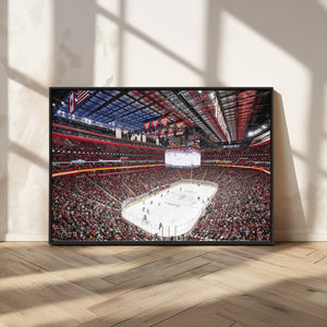 Barton Malow Little Caesars Arena Detroit Wall Art Canvas